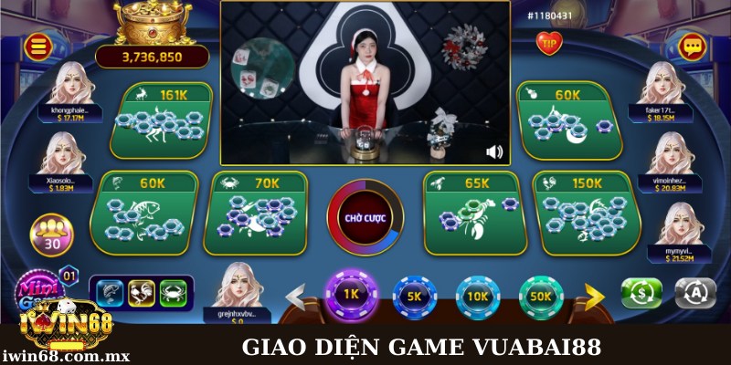 Giao diện các trò chơi tại Vuabai88 có giao diện ấn tượng